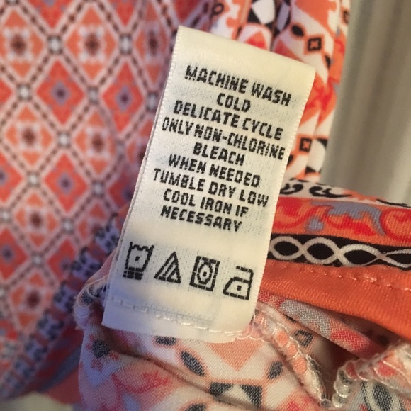 Max Studio coral patterned boatneck dress - Picture 4 of 5